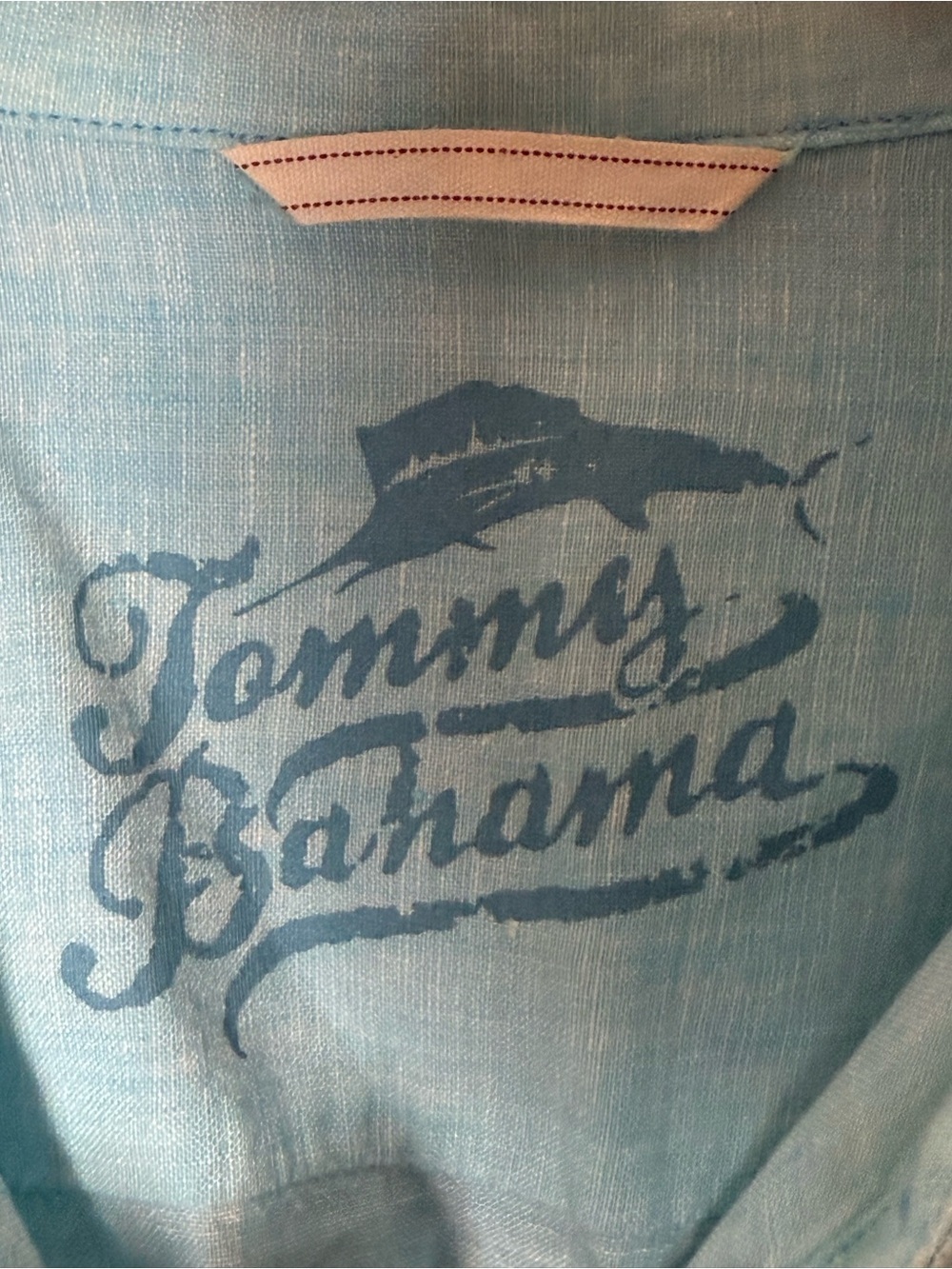 Tommy Bahama 100% Linen Shirt | Sky Blue | Men’s Large Relax - Picture 5 of 9